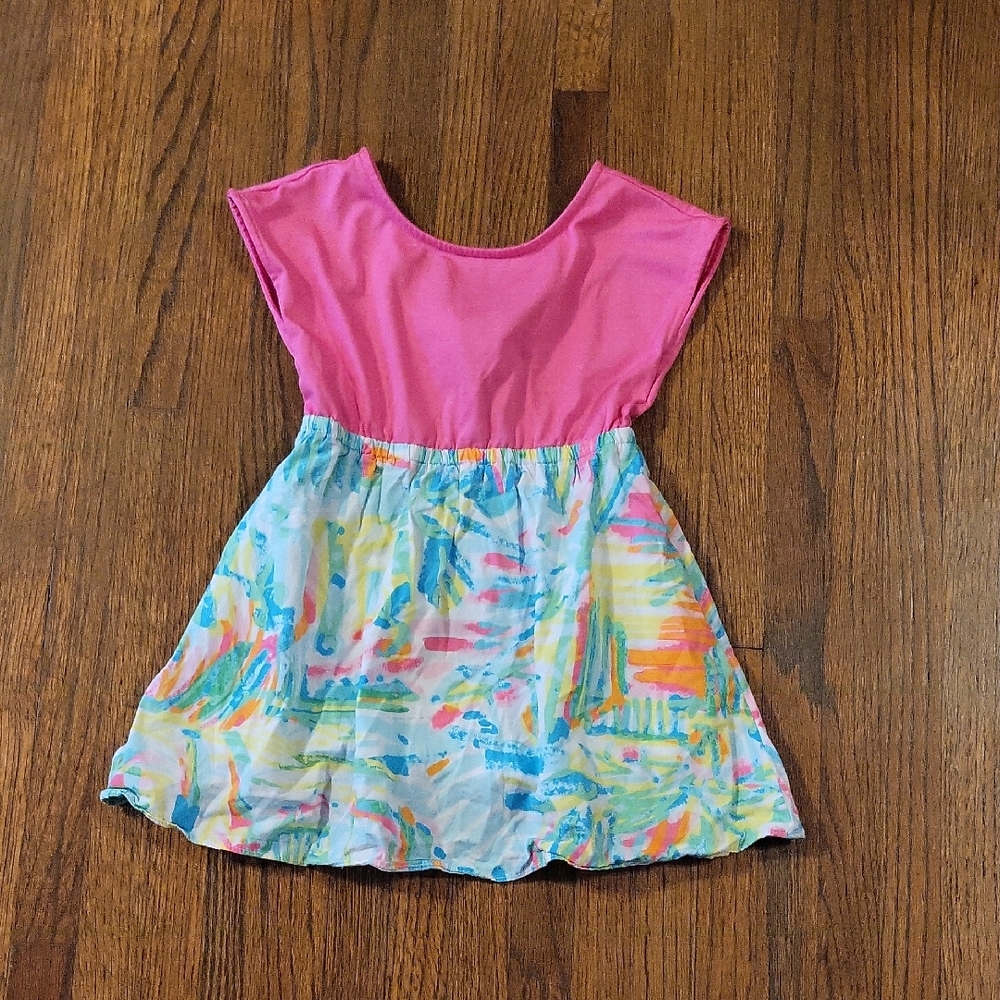 Lilly Pulitzer Pink and Multicolor Kids Dress